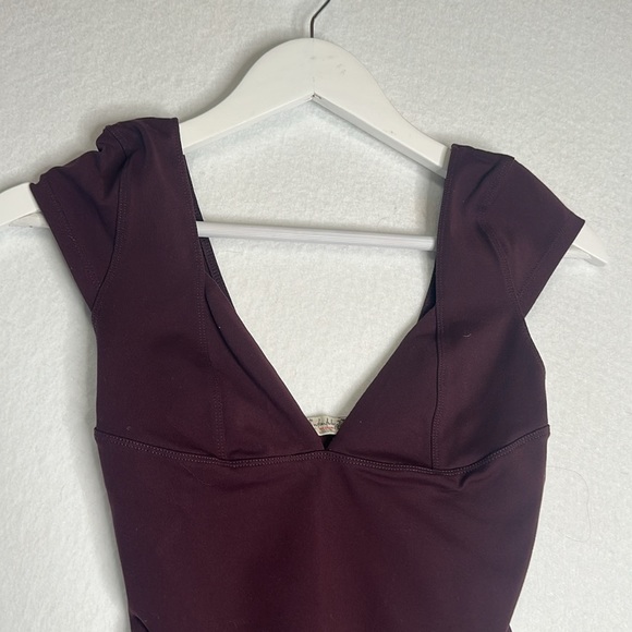 Free People Duo Corset Cami in Plum - Picture 4 of 4